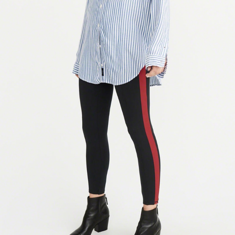 Abercrombie &Fitch Side Stripe Leggings - Picture 1 of 6